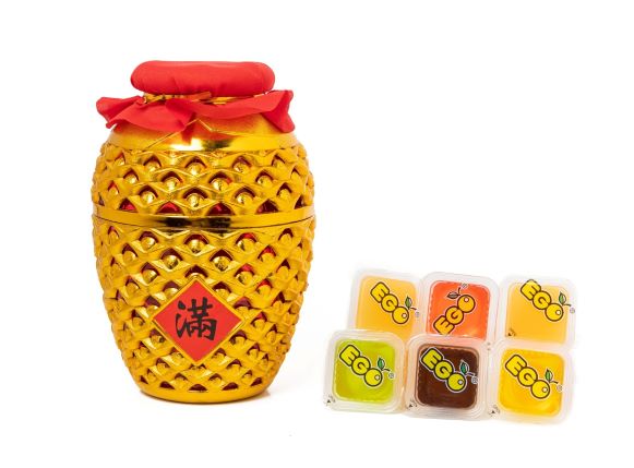 Buy EGO Golden Fortune Bucket Assorted Jelly 300g on ezbuy SG
