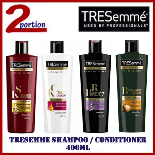 Buy Bundle Of 4 Tresemme 400ml Shampoo Conditioner Available For Coloured Hair Damage Control Anti Frizz On Ezbuy Sg