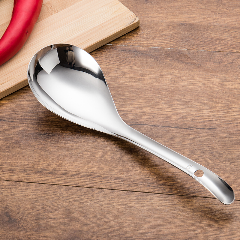 Buy Spoon Japanese ramen spoon large wooden spoon large solid wood long