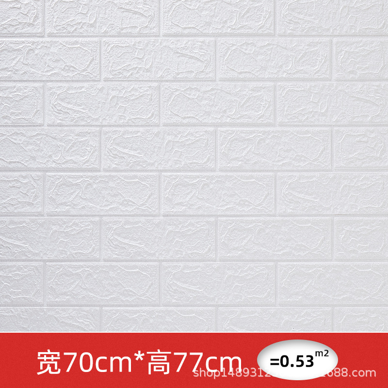 Buy 3D threedimensional wall paste foam wallpaper sticker waterproof
