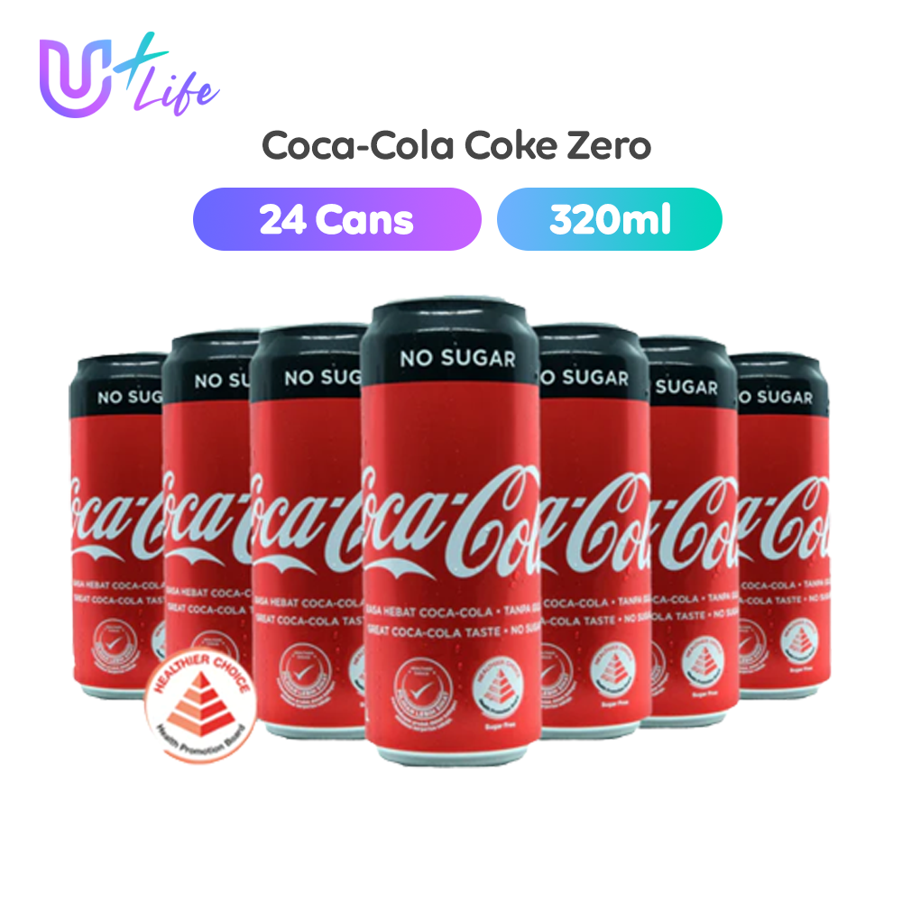 Buy 【Local Ready Stock!!!】Coca-Cola Coke Zero 24 Cans (320ml) [Min. 6 ...