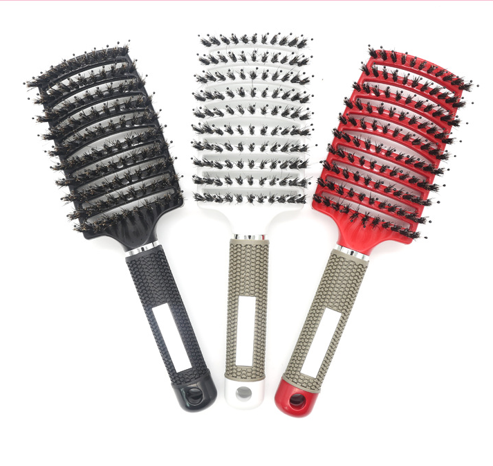 Buy Salon Hair Brush Hair Scalp Massage Comb Professional Detangle Paddle Hairbrush Hairdressing