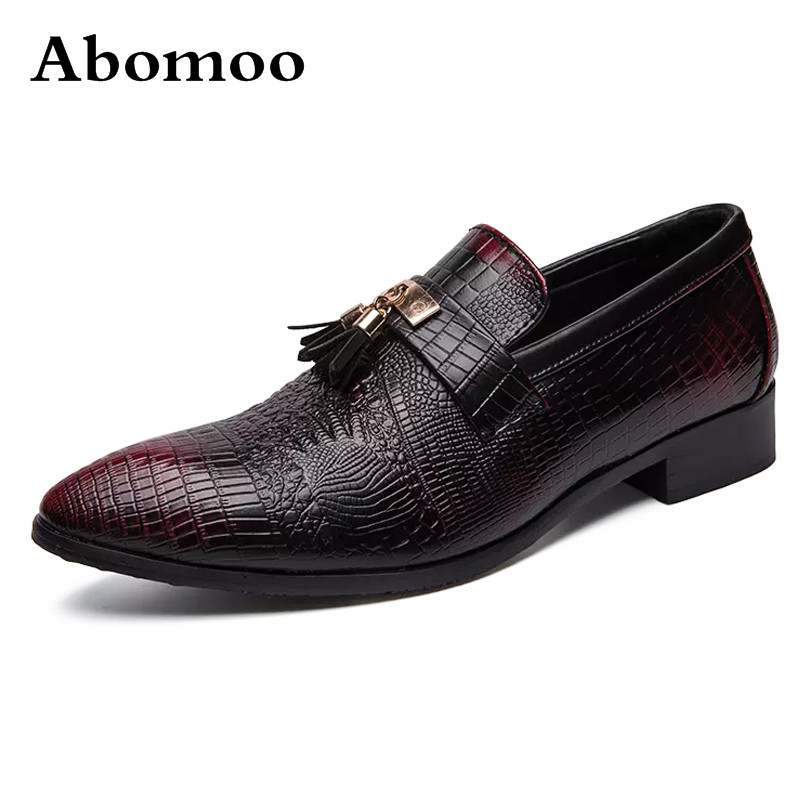 Buy Abomoo New Men Shoes Luxury Classic Fashion Formal Wedding Dress