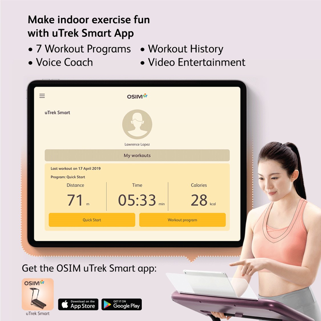 Buy OSIM uTrek Smart Fitness Machine on ezbuy SG