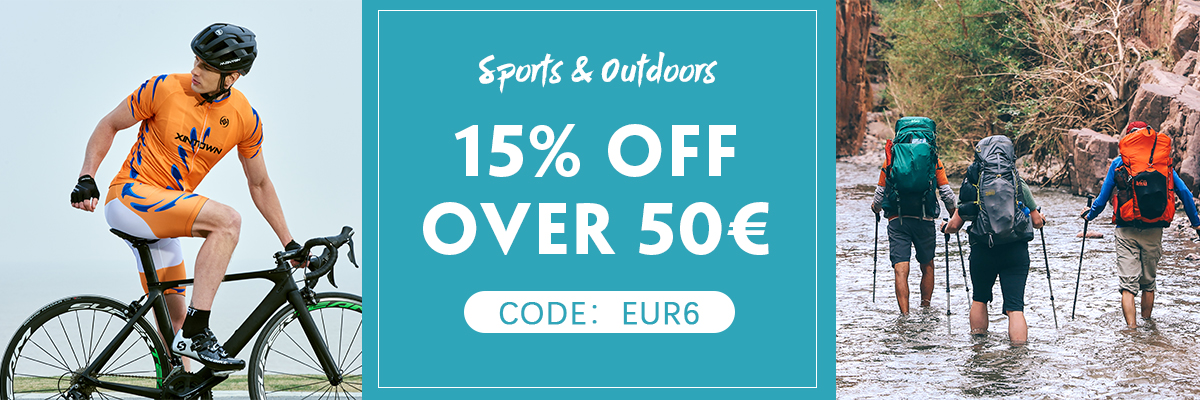 Light in the box Rabattkode - 15 % rabatt på Sport & Fritid