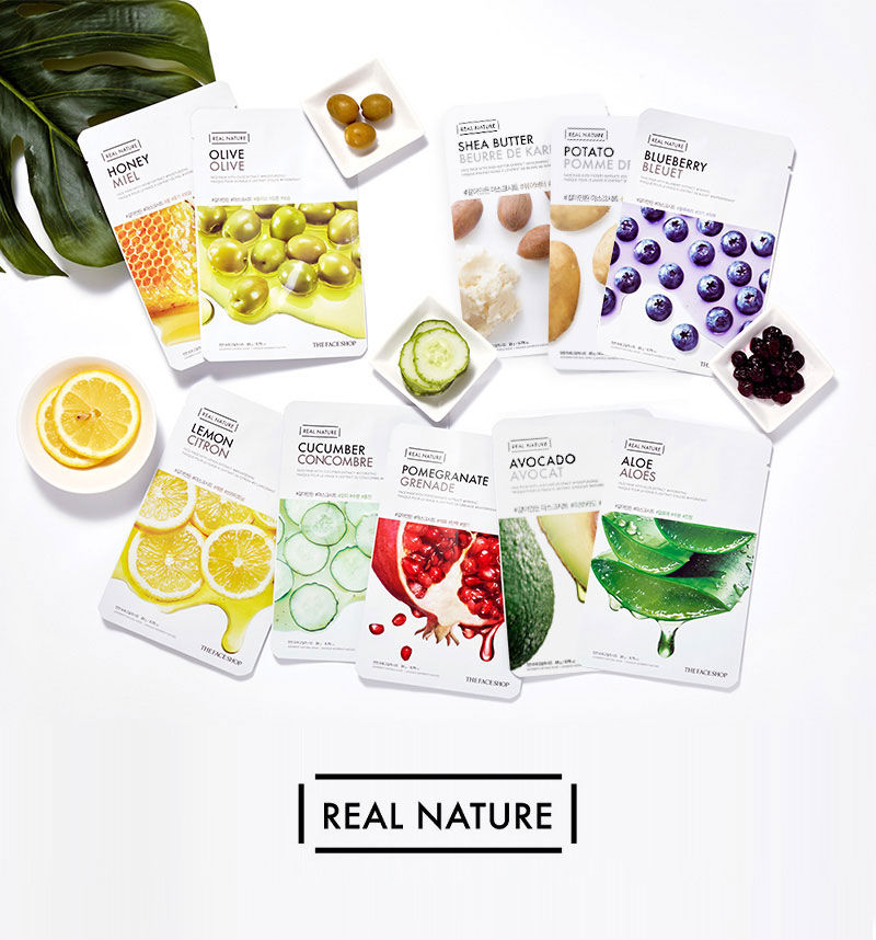Buy The Face Shop Real Nature Face Mask 20g 5pcs On Ezbuy Sg