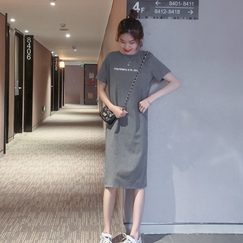 long knee length t shirt