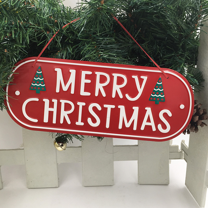 Buy 2 pack Christmas decoration supplies creative Christmas door iron