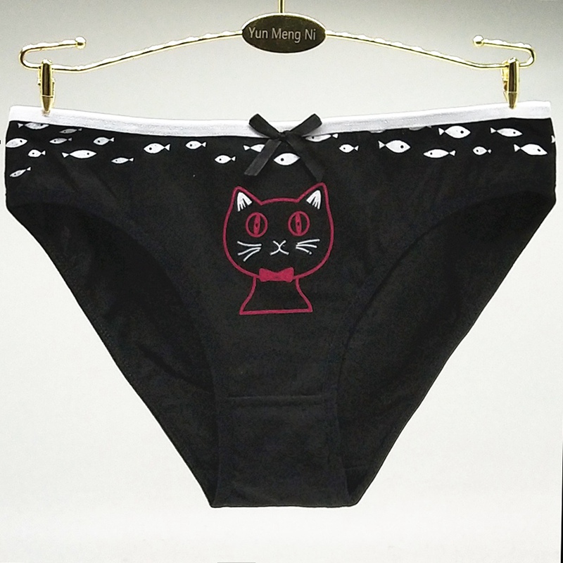Buy 3pcs Lovely Hello Kitty Printed Cotton Womens Underwear Sexy Low 