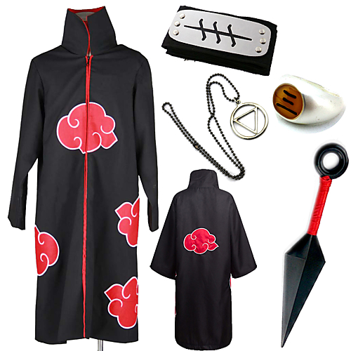 Buy Inspired by Naruto Akatsuki / Hidan Anime Cosplay Costumes Cosplay ...