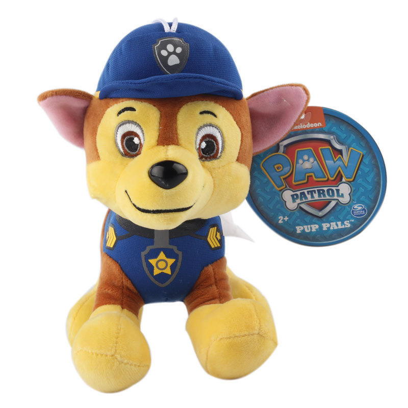 20cm/8'' Chase Toys Paw Patrol Chase Puppy Dog Kid Soft Stuffed Plush Toy Doll 