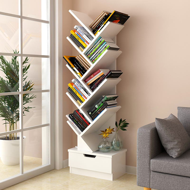 Buy Bookshelf Simple Student Bookcase Floor To Ceiling Multi