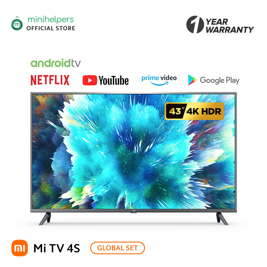Buy (Local Seller)(SG Warranty) Xiaomi 43 Inch Smart TV 3480x2160 4K UHD Display, DVBT2/C, 5G