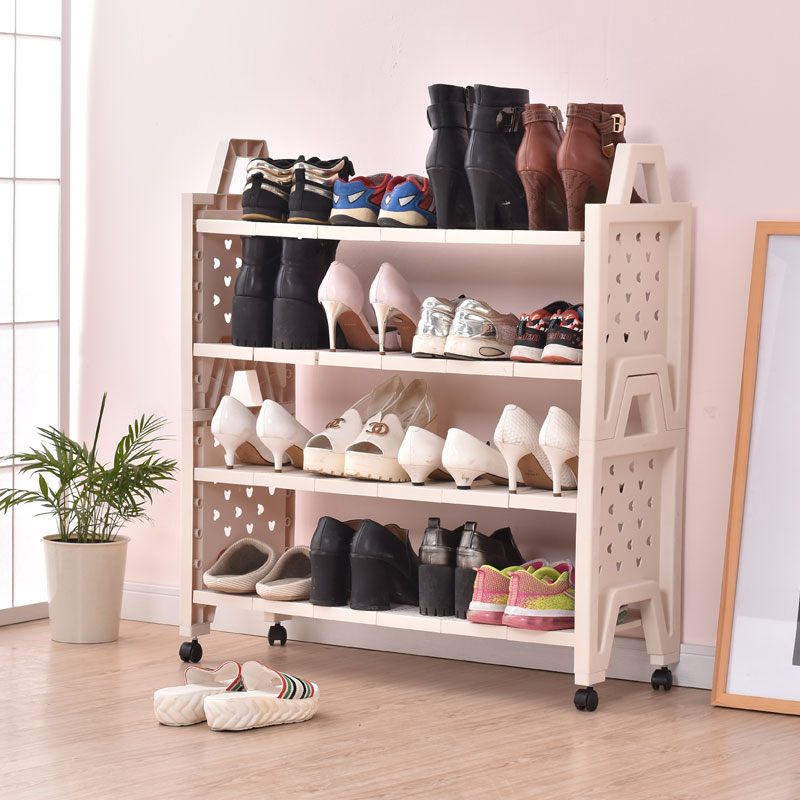 Buy Bai Lou Bao Multi Storey Plastic Shoe Rack Dust Proof Shoes