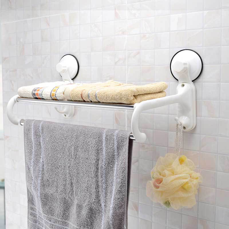 Buy Sucker Towel rack, no drilling, stainless steel bathroom towel bar