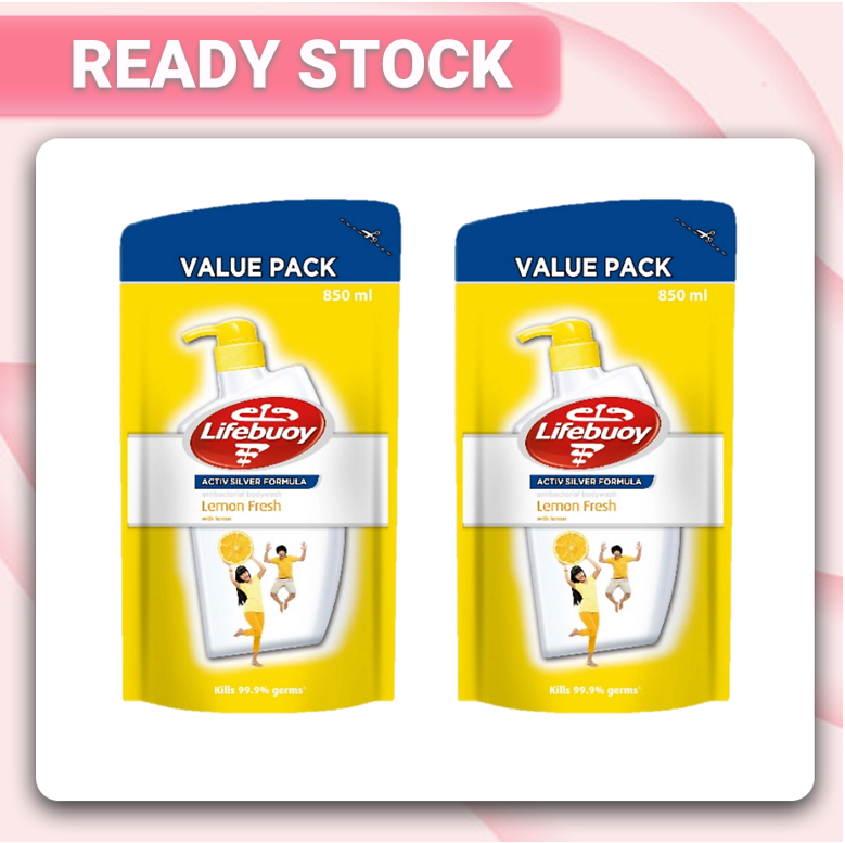 Buy [Bundle of 2] Lifebuoy Body Wash Refill 850ml Lemon Fresh on ezbuy SG