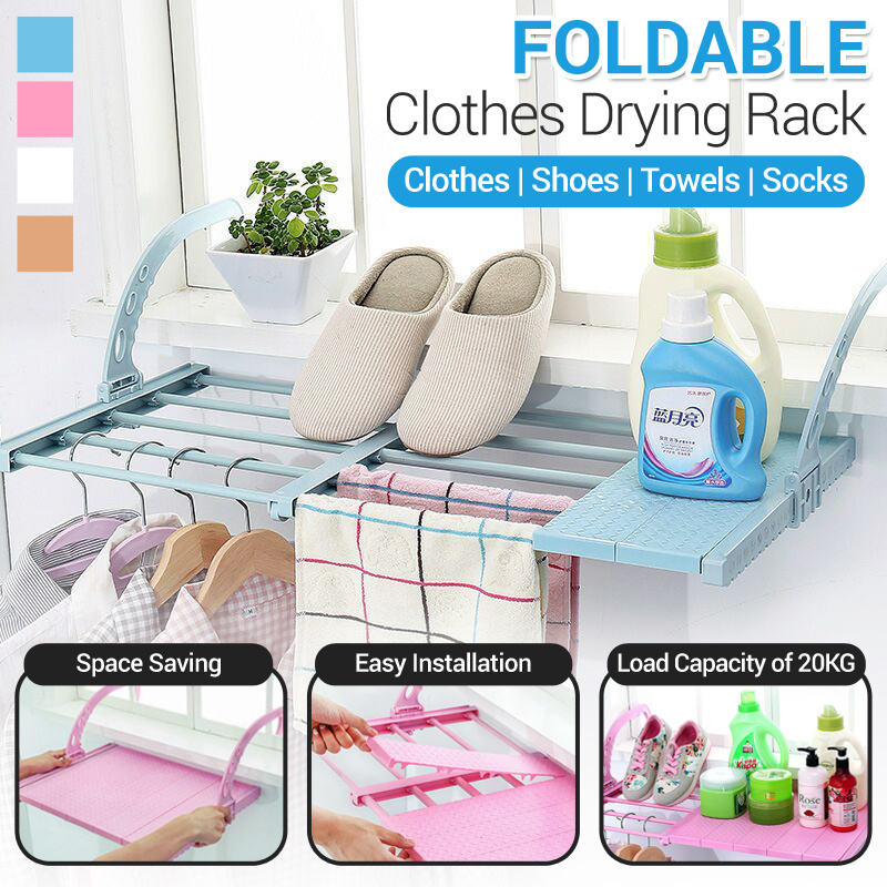 Buy (Local Seller) Clothes Drying Rack / Foldable Adjustable Multi ...