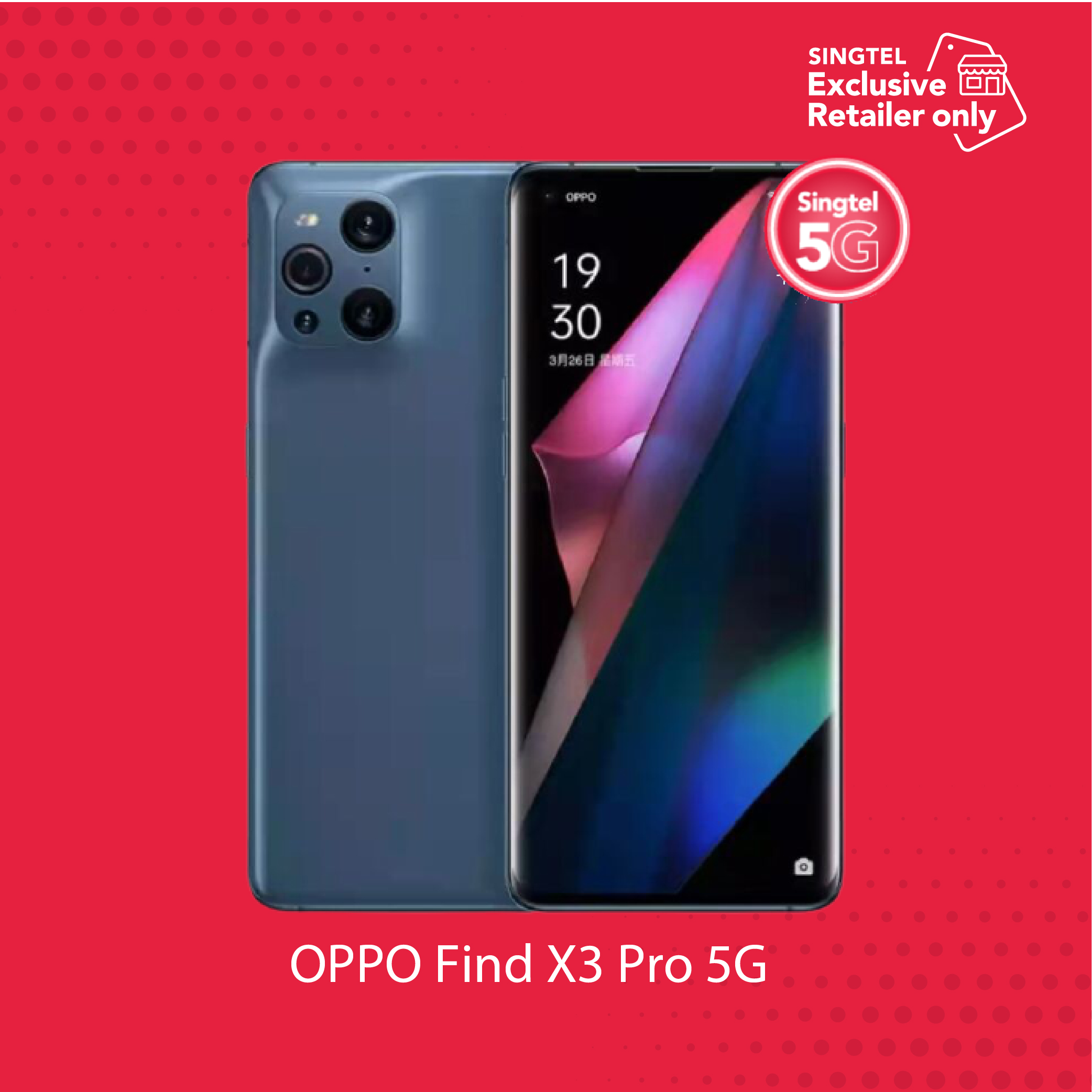 Buy Oppo Find X3 Pro 5g 12 256gb Singtel Exclusive Retailer Erajaya On Ezbuy Sg