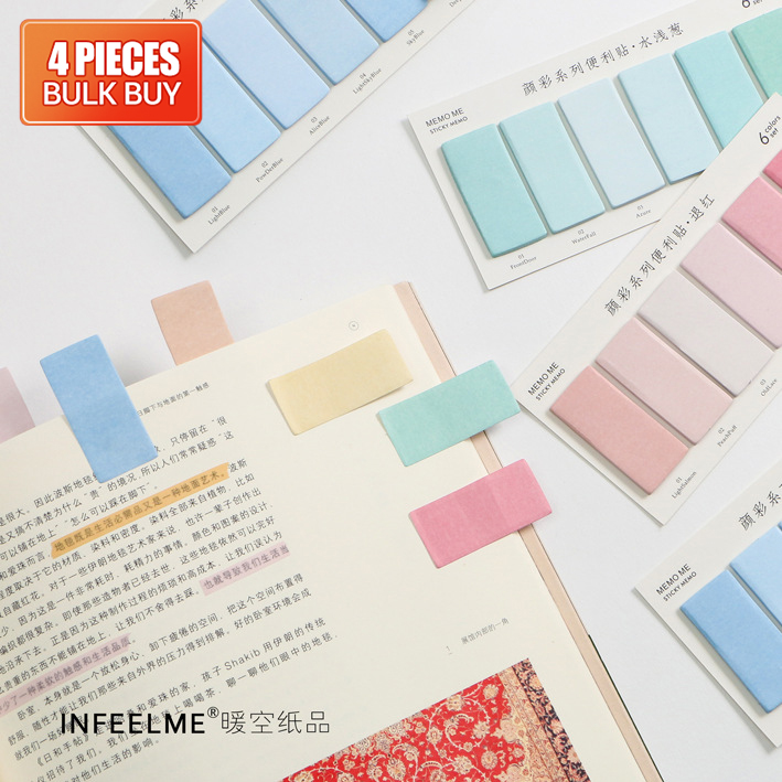 Buy 【BULK BUY】120 Sheets Creative Colorful Memo Pad Sticky Notes Memo