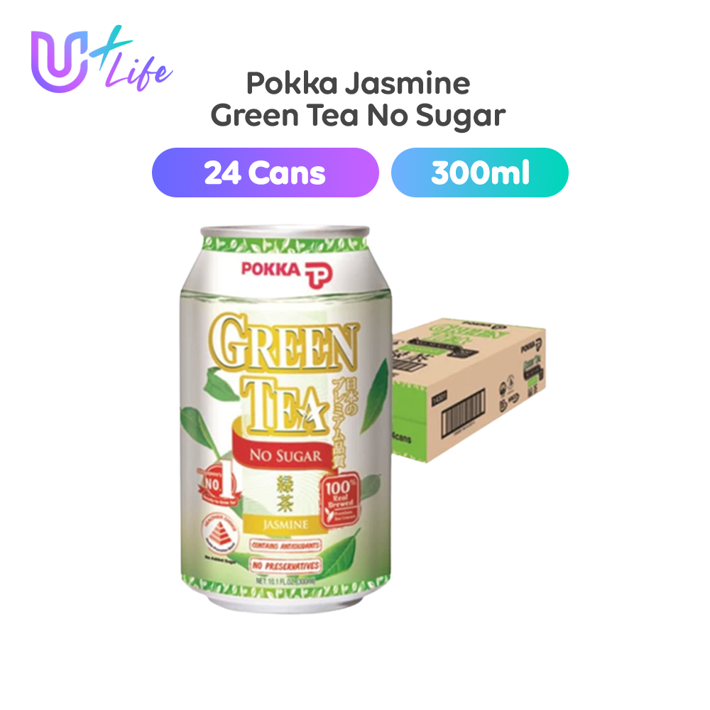 Buy 【Exclusive Deal!!!】Pokka Jasmine Green Tea No Sugar (24 x 300ML) Carton on ezbuy SG
