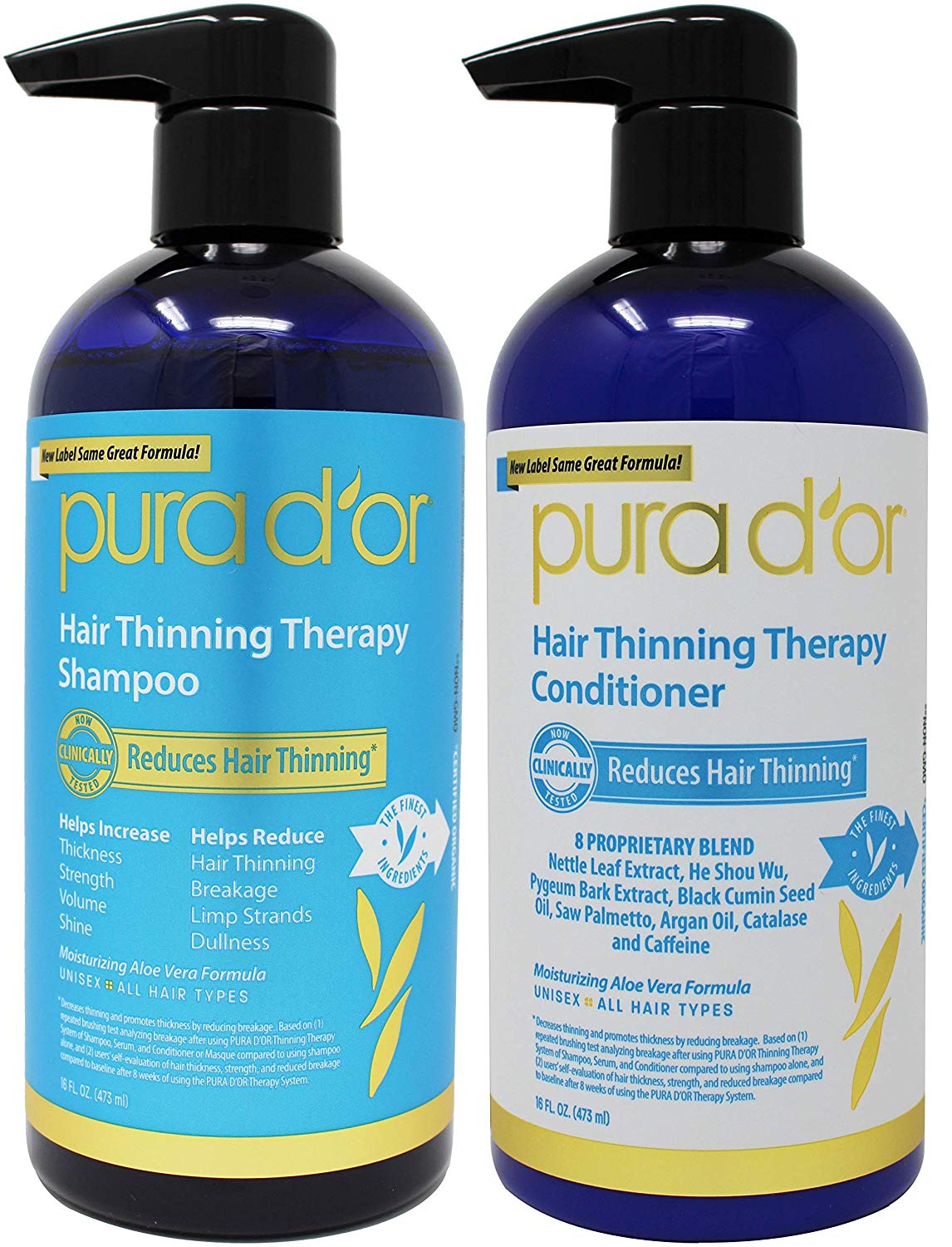 Buy PURA D'OR Hair Thinning Therapy for Shampoo & Conditioner Set on ezbuy SG