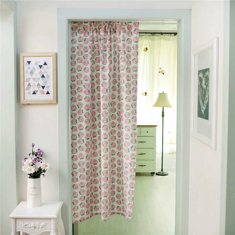 Buy Nordic Cartoon Cotton Curtains Kitchen Curtain Cabinet Curtain
