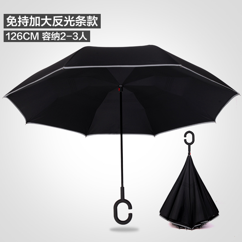 Buy Manual lying reverse umbrella doubledecker umbrella with