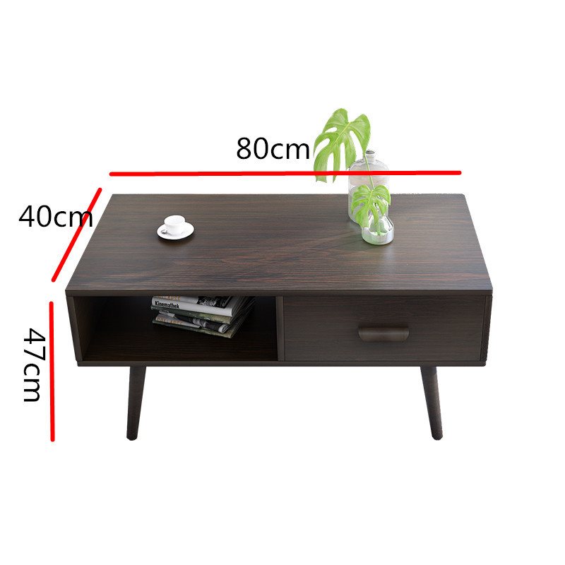 Buy Nordic Black Walnut Colored Creative Tea Table Tv Cabinet Combination Set Simple Modern Coffee Table Small Family Type Japanese Coffee Table On Ezbuy Sg