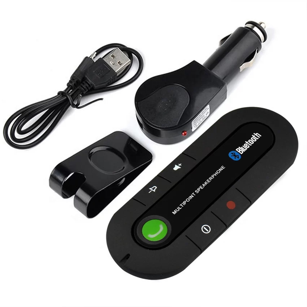 Buy Wireless Multipoint Bluetooth Hands Free Car Kit Speakerphone