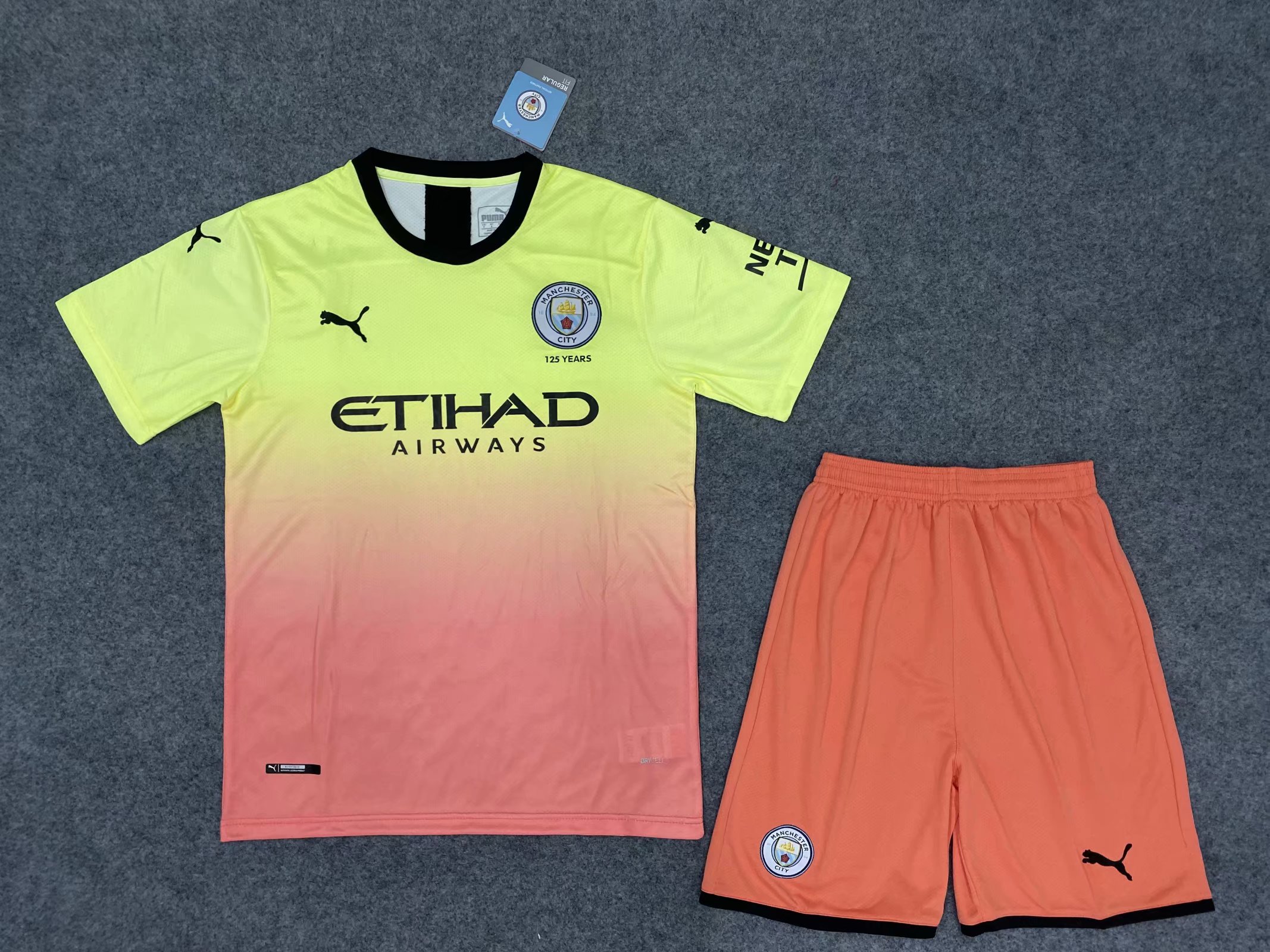 Buy 2019 2020 Season Manchester City Second Away New Jersey Adult Football Suit Set Custom Name And Number Soccer Jerseys On Ezbuy Sg