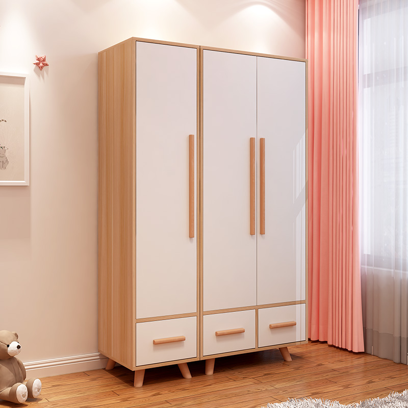 Buy Nordic Wardrobe Simple Modern Economy Assemble Real Wood