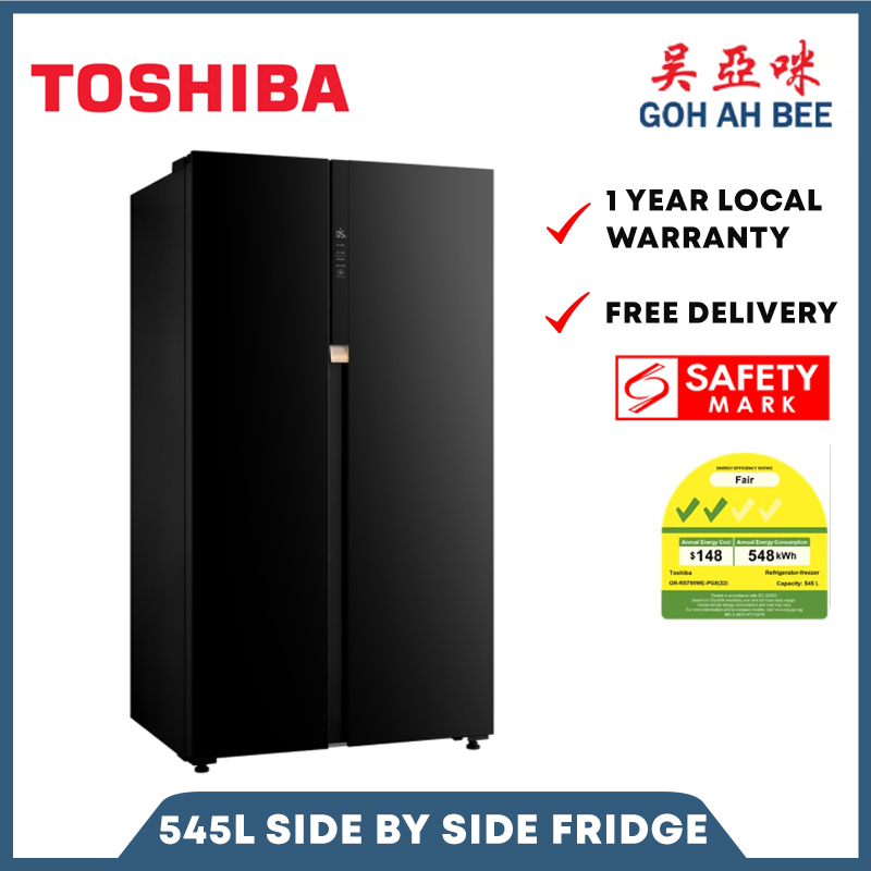 Buy Toshiba 545L Side By Side Refrigerator GRRS780WEPGX(22) Ready