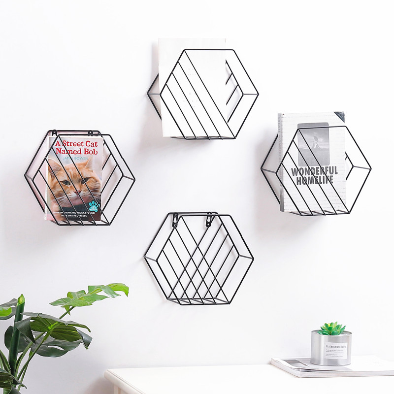 Buy Meya Home Wall Decoration Magazine Rack Floating Shelves