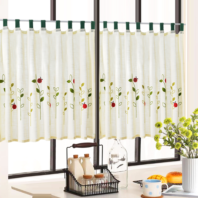 Buy American Coffee Curtain Half Curtain Art Curtain Curtain Field