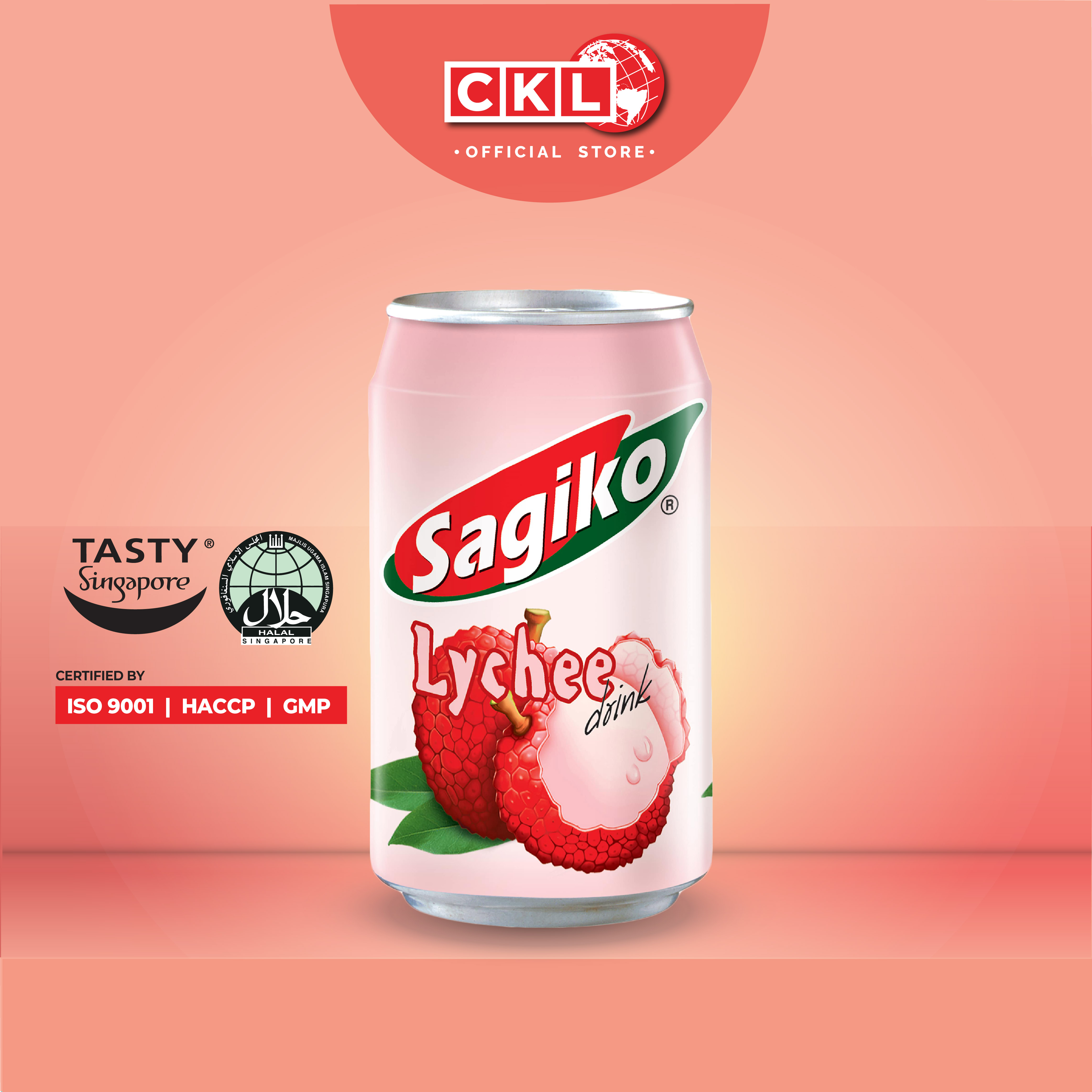 Buy Sagiko Lychee Drink Halal 24X320ML Cans on ezbuy SG