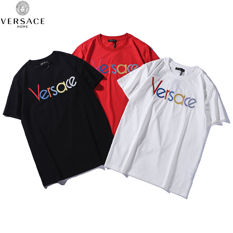 versace rainbow t shirt