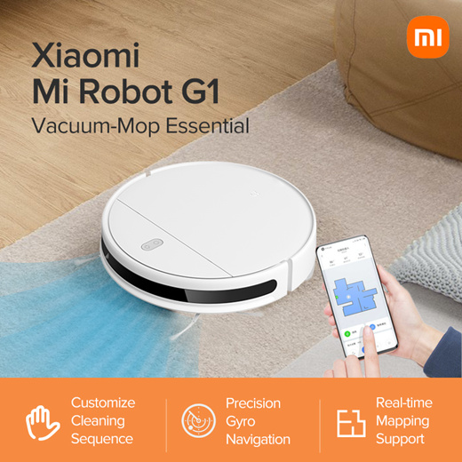 Buy XIAOMI MIJIA Mi G1 Robot Vacuum-Mop Essential 2200 Pa (1 YEAR .
