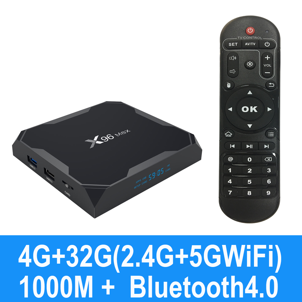 Buy X96max Amlogic S905x2 4gb Ram 32gb Rom Tv Box Android 8 1 4k H2 65