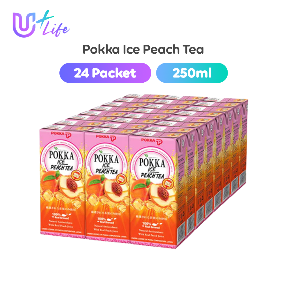 Buy 【Local Ready Stock!!!】Pokka Ice Peach Tea 24 Packets (250ml) [Min