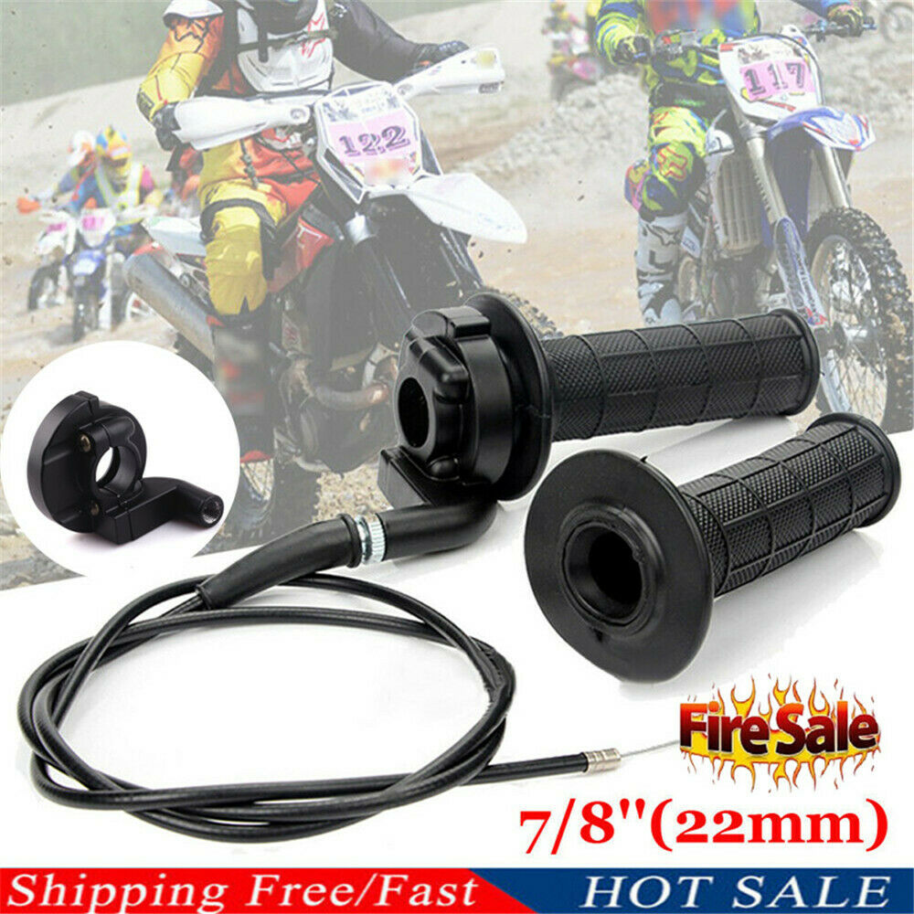 Buy Throttle Handle Grips and Cable for ATV Quad Pit Bike Dirt Bike Baja Mini Bike Mb165 Mb200