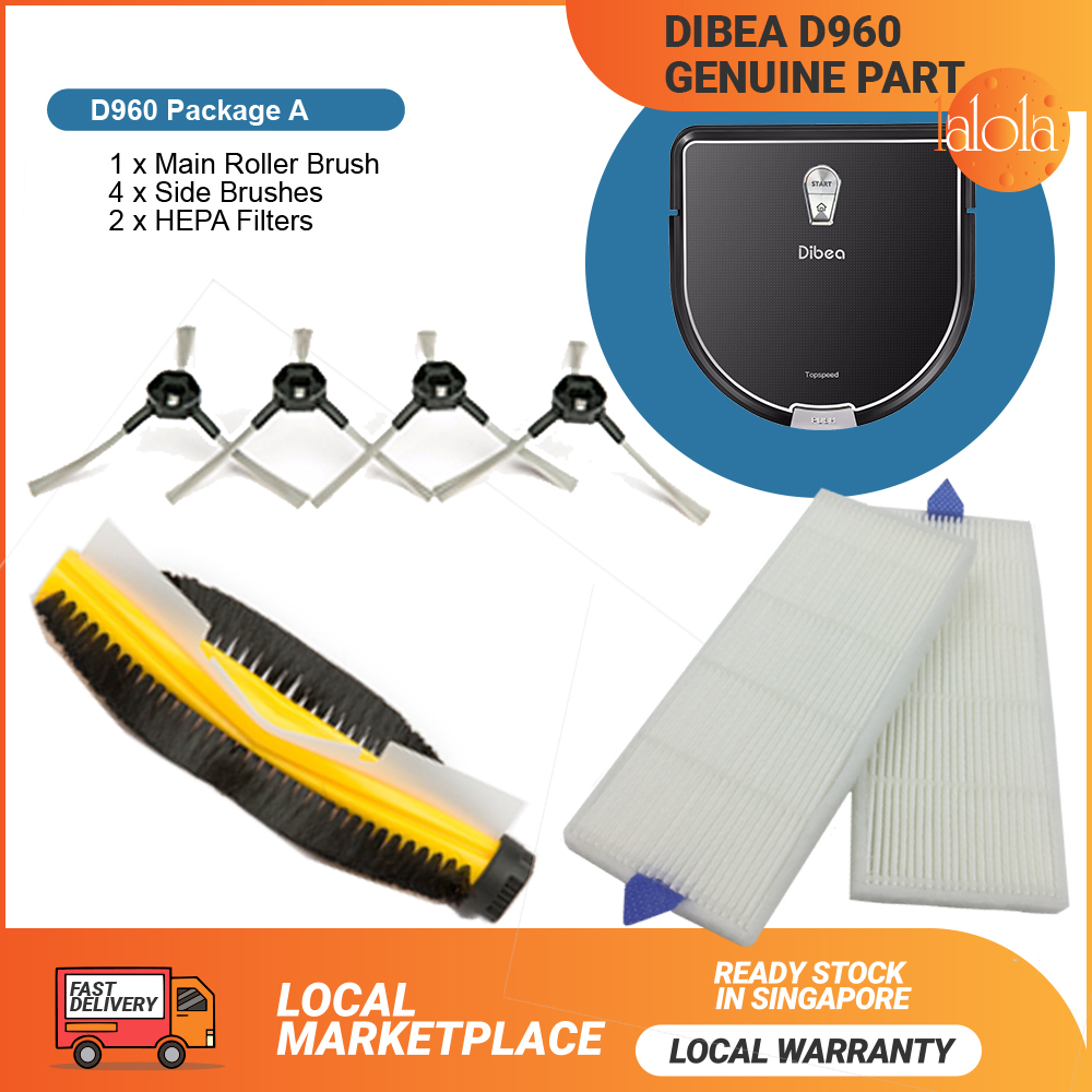 Buy DIBEA ORIGINAL ACCESSORIES & PARTS FOR D960 Robot Cleaner on ezbuy SG