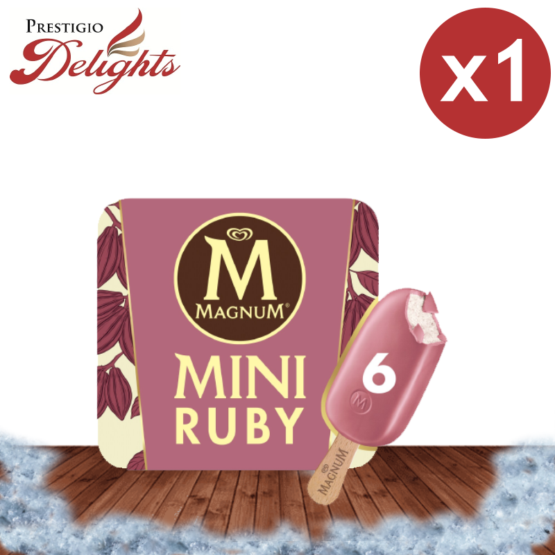 Buy Magnum Mini Ruby Ice Cream Multipack By Prestigio Delights on ezbuy SG