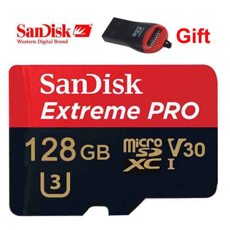 Buy 128GB Sandisk Extreme PRO V30 Memory Card Class10 TF Card Micro SD