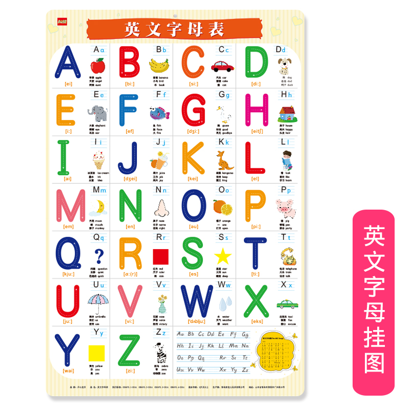 Buy Chinese Pinyin Wall Chart Pre-kindergarten First Grade Early ...