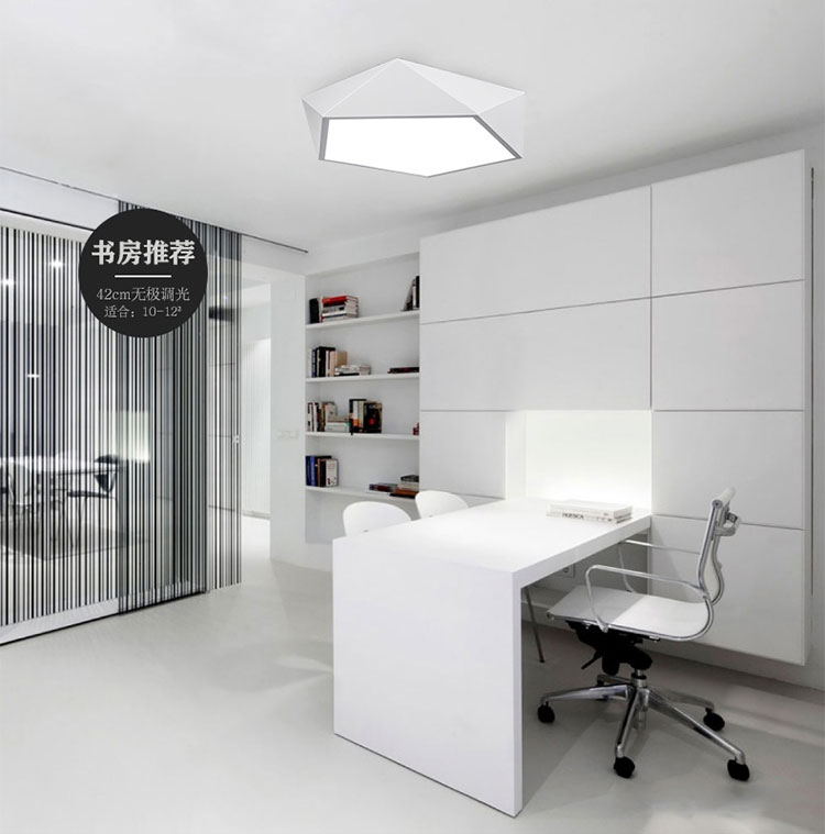 originality geometry Ceiling lamp LED light in the bedroom   Simplicity modern a living room lamps and lanterns atmosphere Northern Europe Study Lighting restaurant