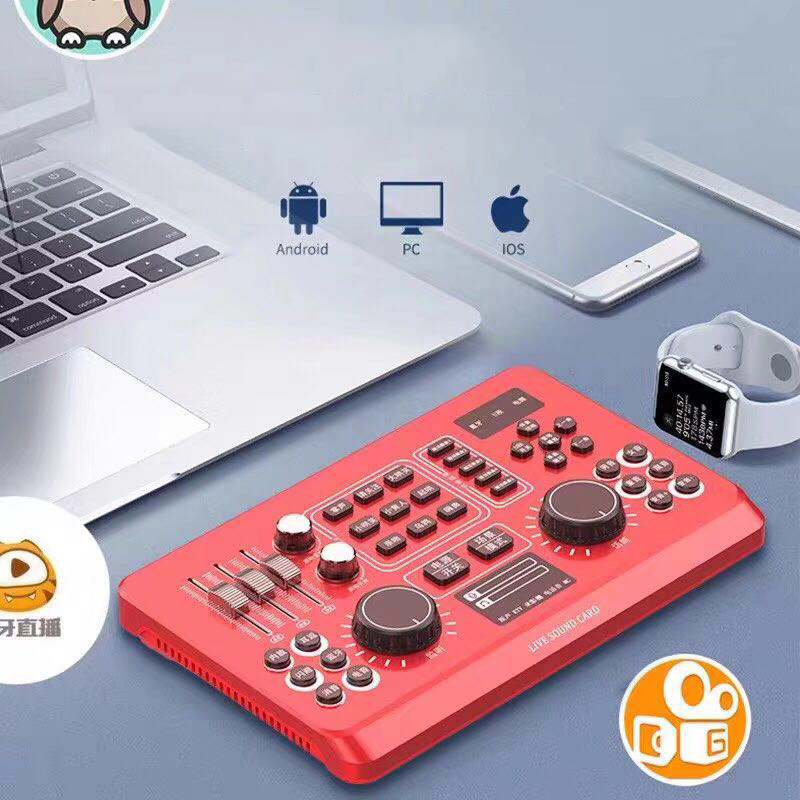 Buy Anchor Live Broadcast Equipment Full Set Of Singing Special K Song Card Mobile Phone Computer Special Desktop Universal National Professional Sound Repair Instrument Set Recording Studio Stereo On Ezbuy Sg ezbuy