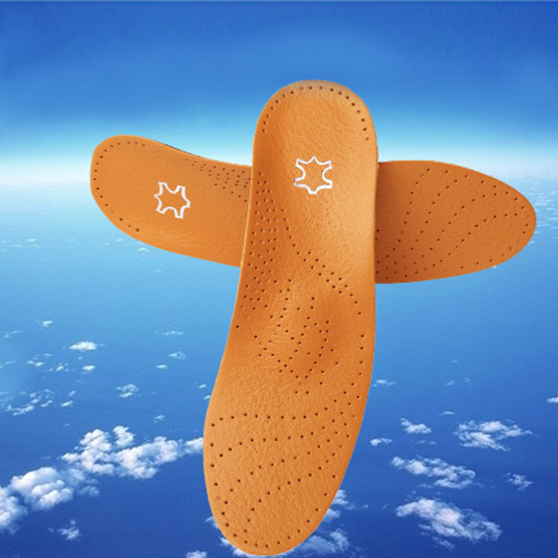 Buy 2016 New Leather Latex Orthopedic Insole Antibacterial Active Carbon Orthotic Arch Support