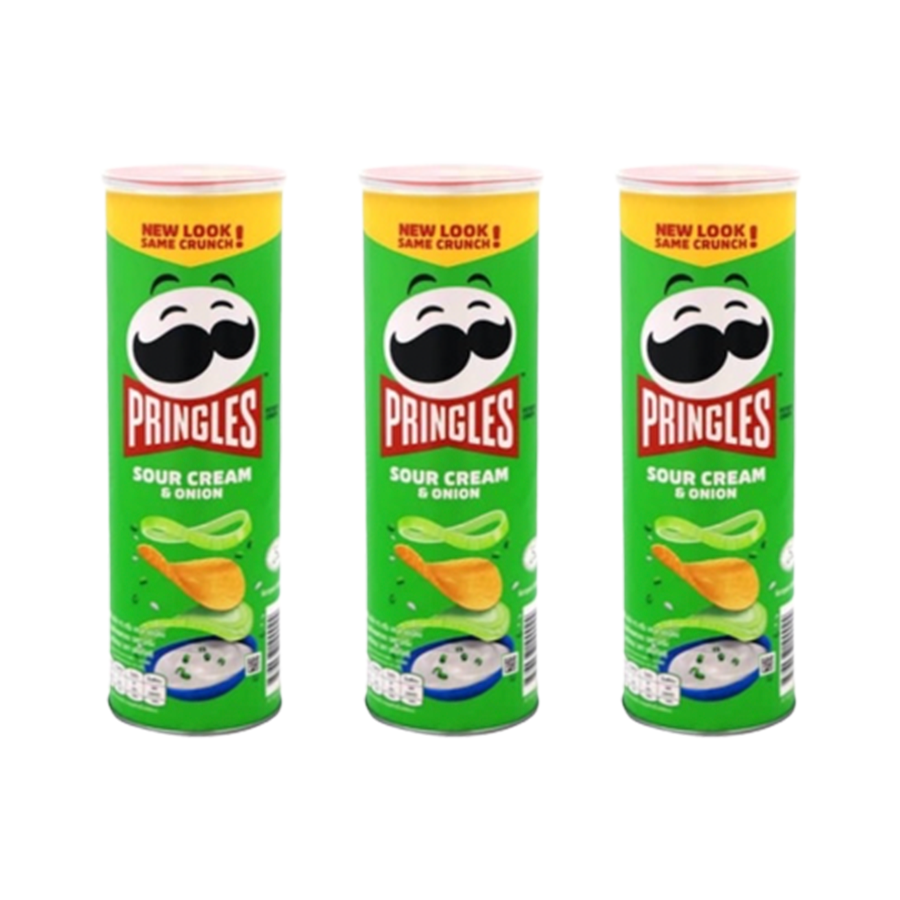 Buy [Bundle of 3] Pringles Potato Crisps Original / Saucy BBQ / Hot ...