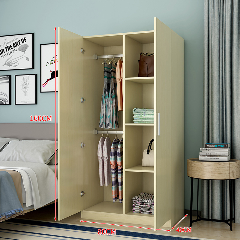 Buy Simple wardrobe modern simple economy real woodbased bedroom
