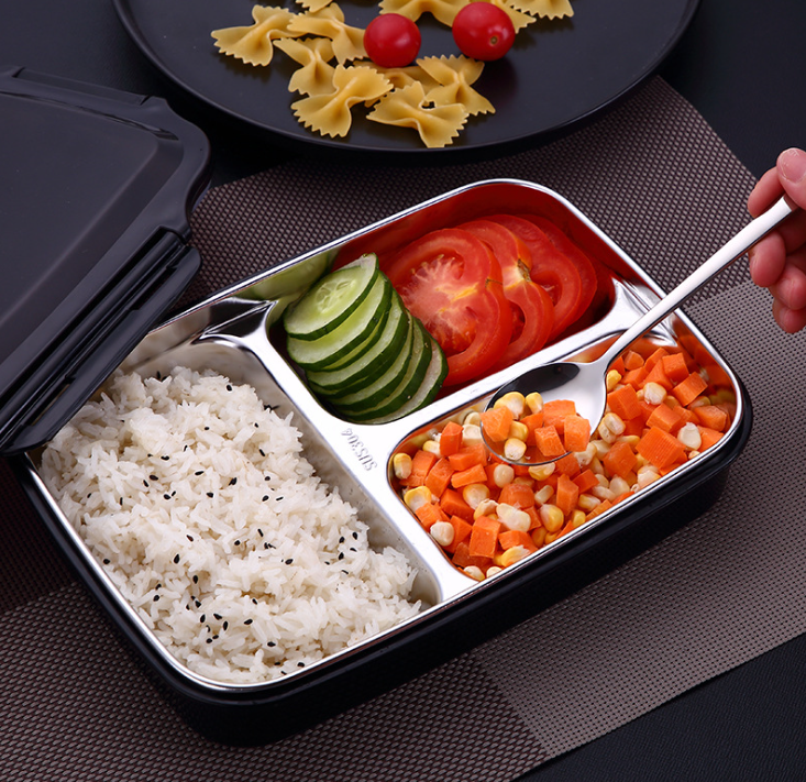 Buy 304 Stainless Steel heat preservation box bento Boxes fast food ...